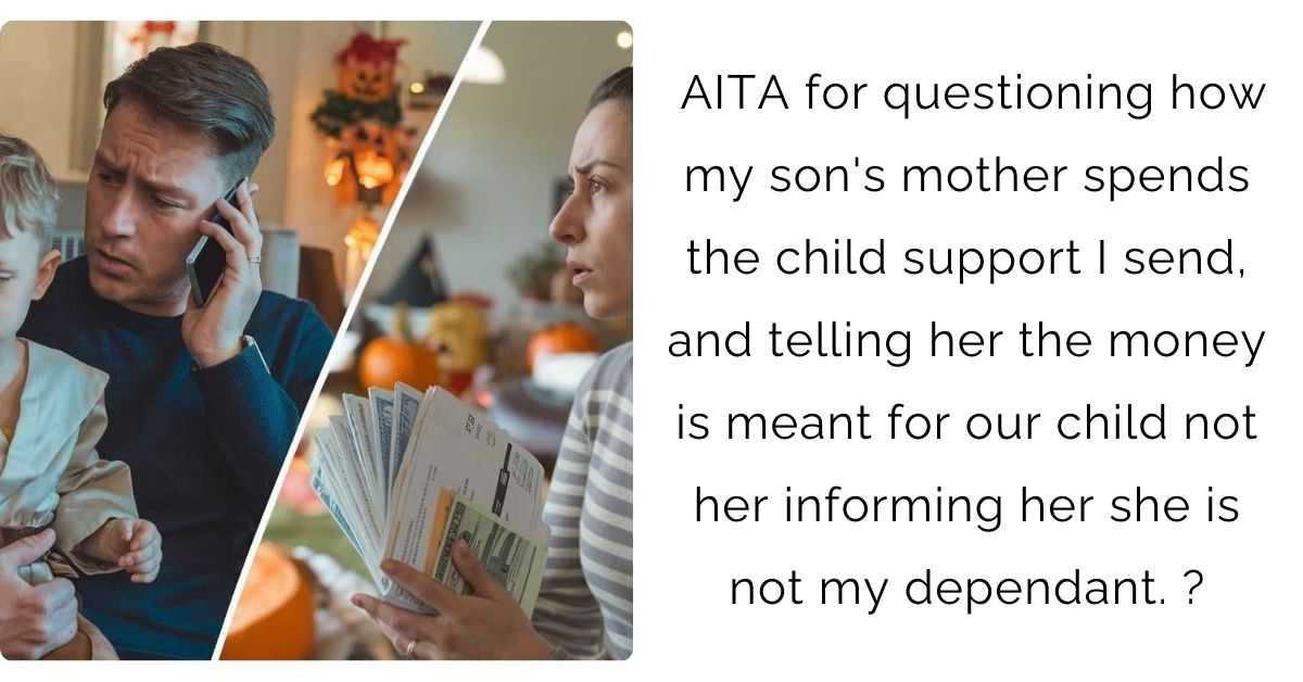 AITA for questioning how my son’s mother spends the child support I send, and telling her the money is meant for our child not her informing her she is not my dependant?