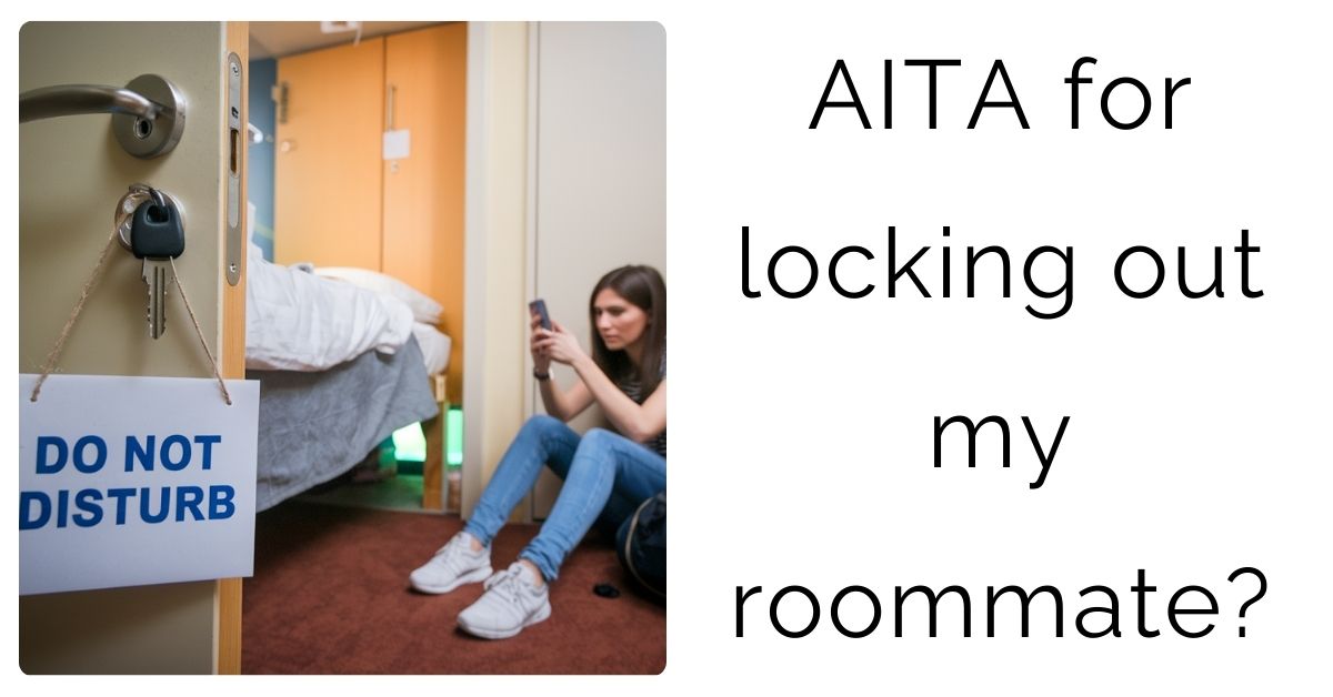 AITA for locking out my roommate?