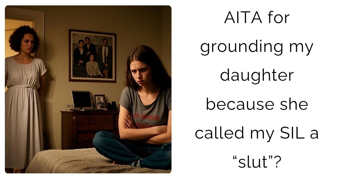 AITA for grounding my daughter because she called my SIL a “s**t”?