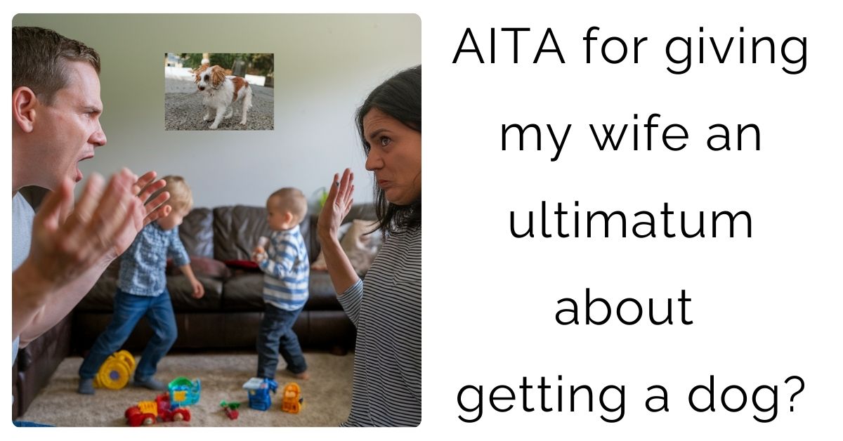 AITA for giving my wife an ultimatum about getting a dog?