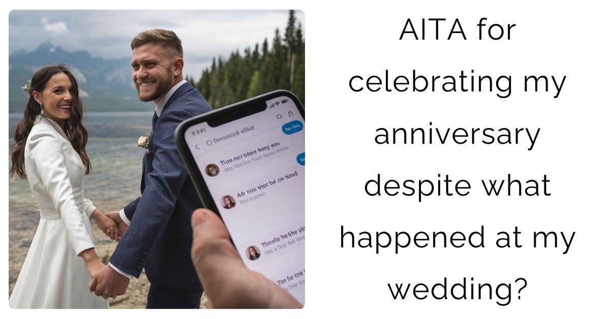 AITA for celebrating my anniversary despite what happened at my wedding?