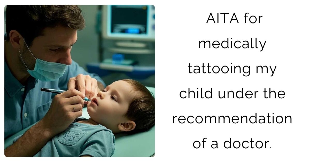 AITA for medically tattooing my child under the recommendation of a doctor.